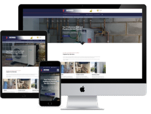 Hunterwood heating and plumbing website design – Bournemouth